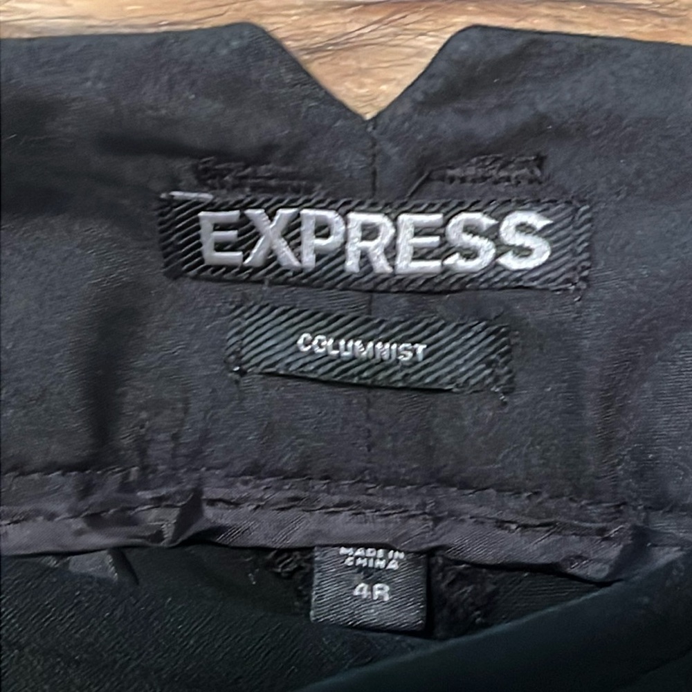 Express black 4R dress pants
